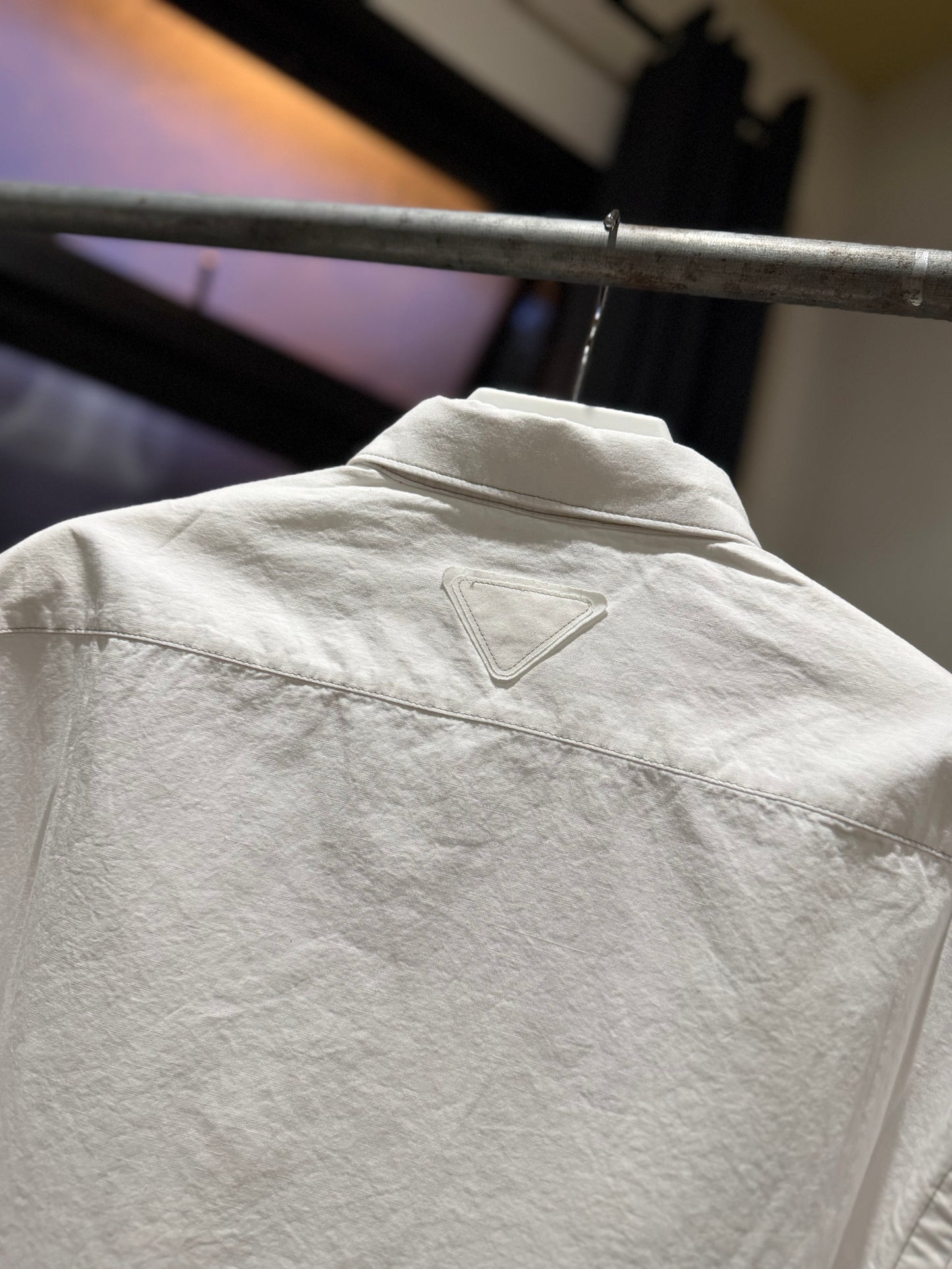 Prada Chambray Shirt (White)