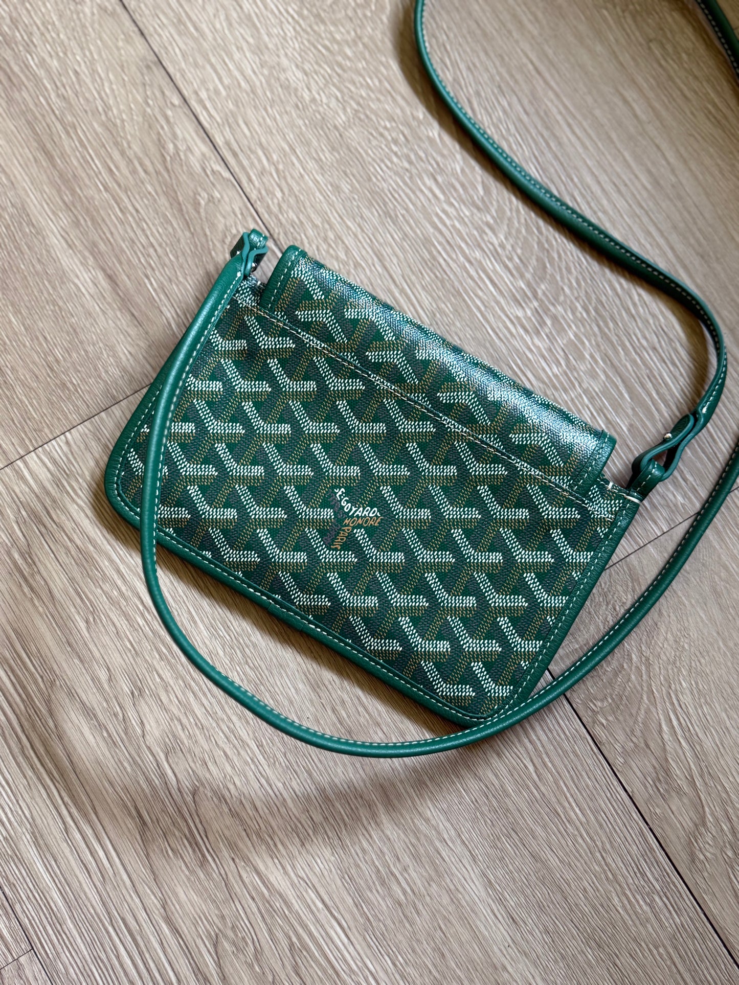 Goyard Plumet Pouch Wallet (Green)