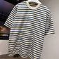 Prada Striped Short Sleeve Cotton T-Shirt