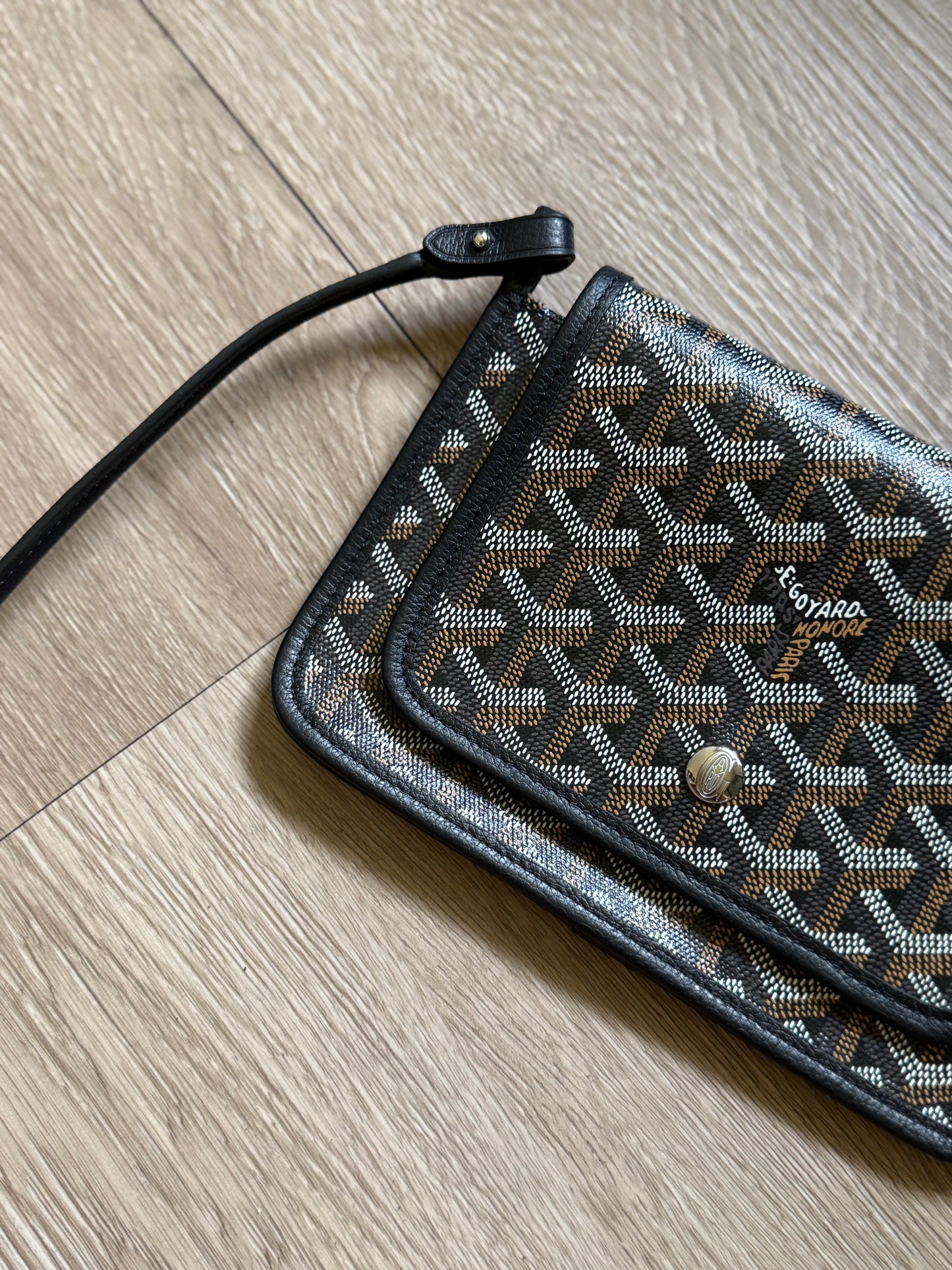 Goyard Plumet Pouch Wallet (Black)