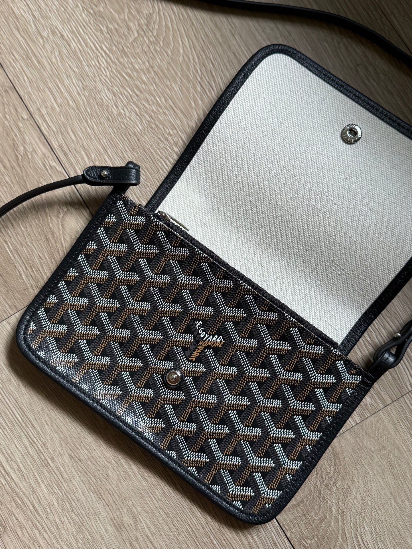 Goyard Plumet Pouch Wallet (Black)