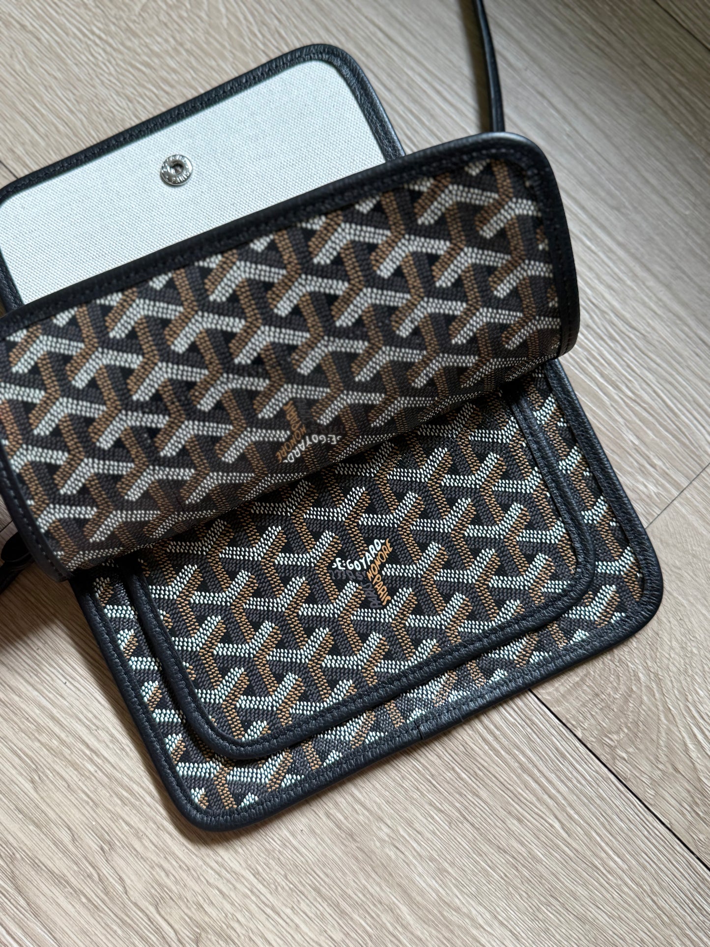 Goyard Plumet Pouch Wallet (Black)