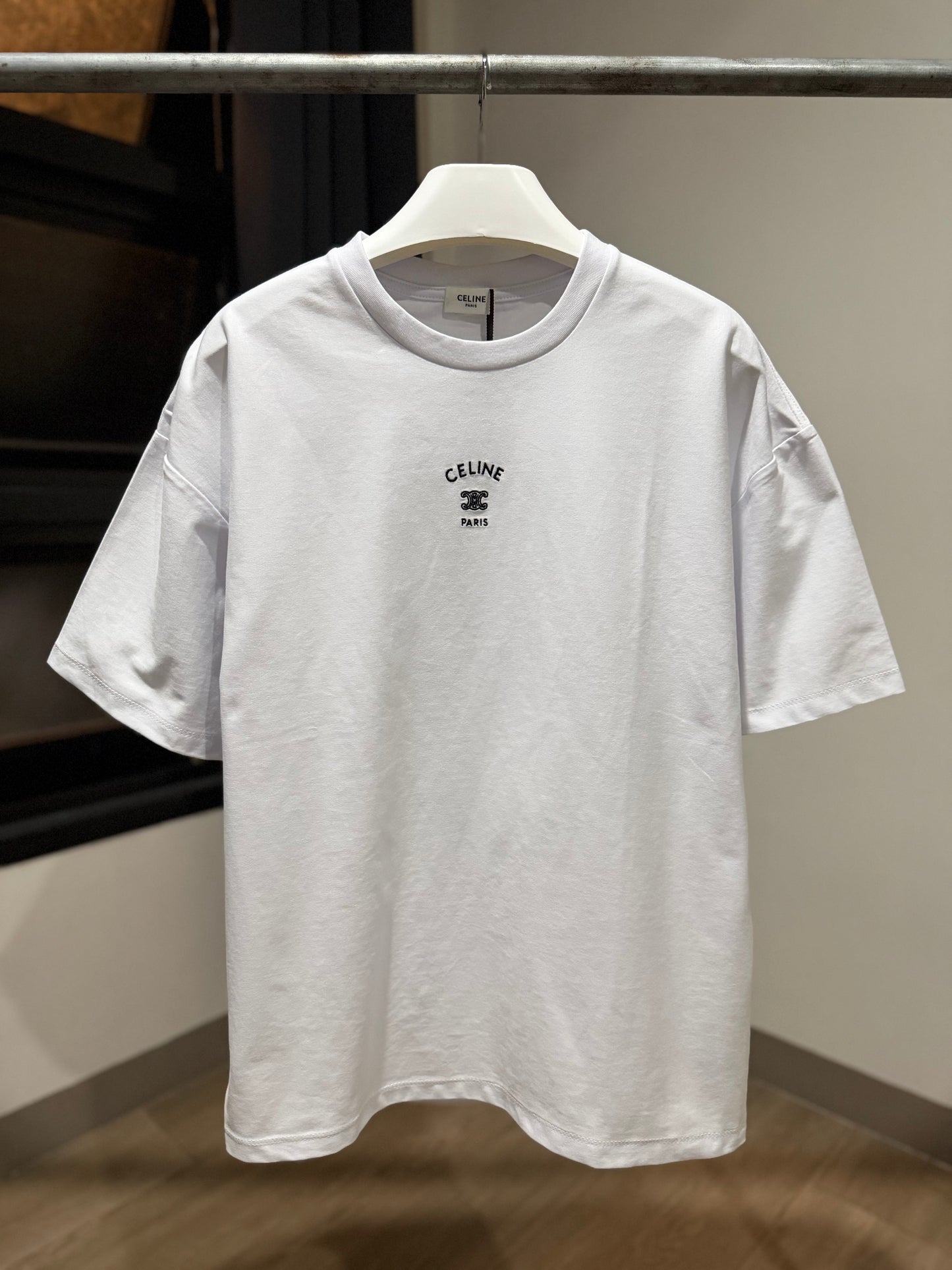 Celine Loose T-Shirt (White)