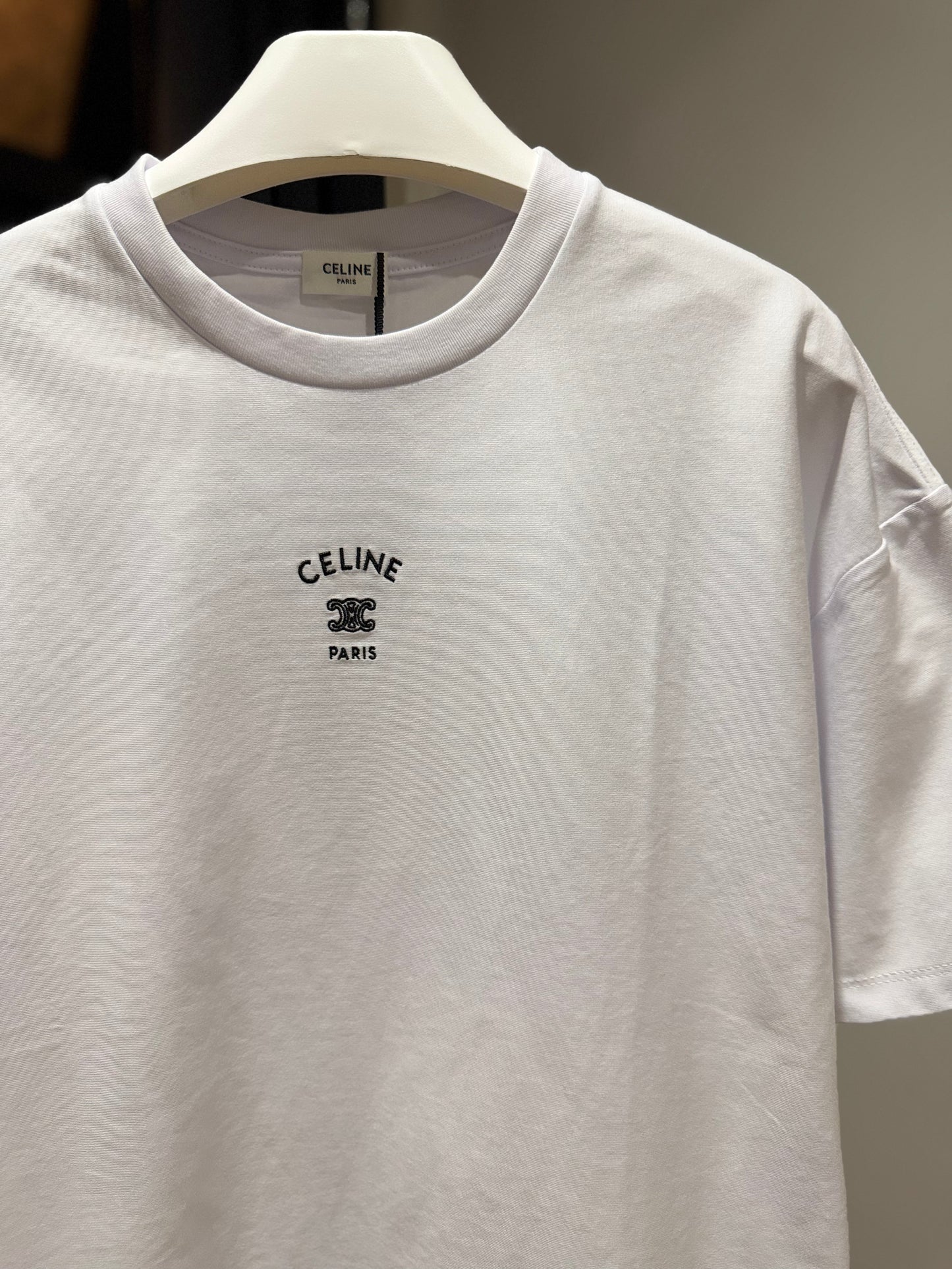 Celine Loose T-Shirt (White)