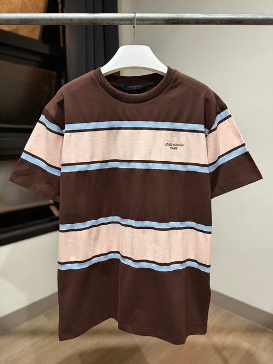 Louis Vuitton Striped Short-Sleeved T-Shirt