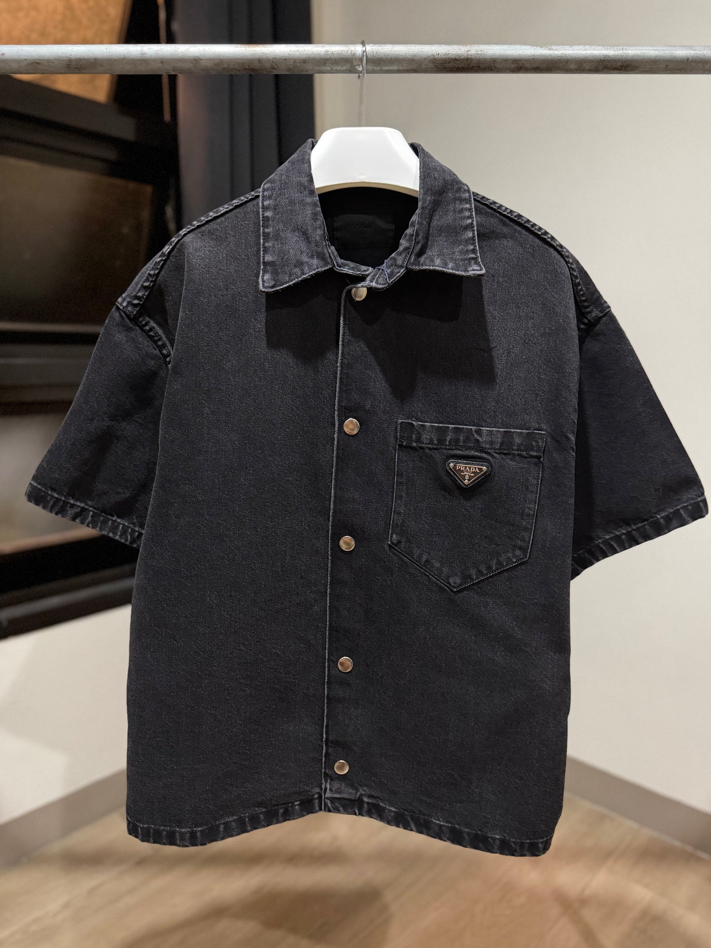 Prada Denim Shirt (Black)