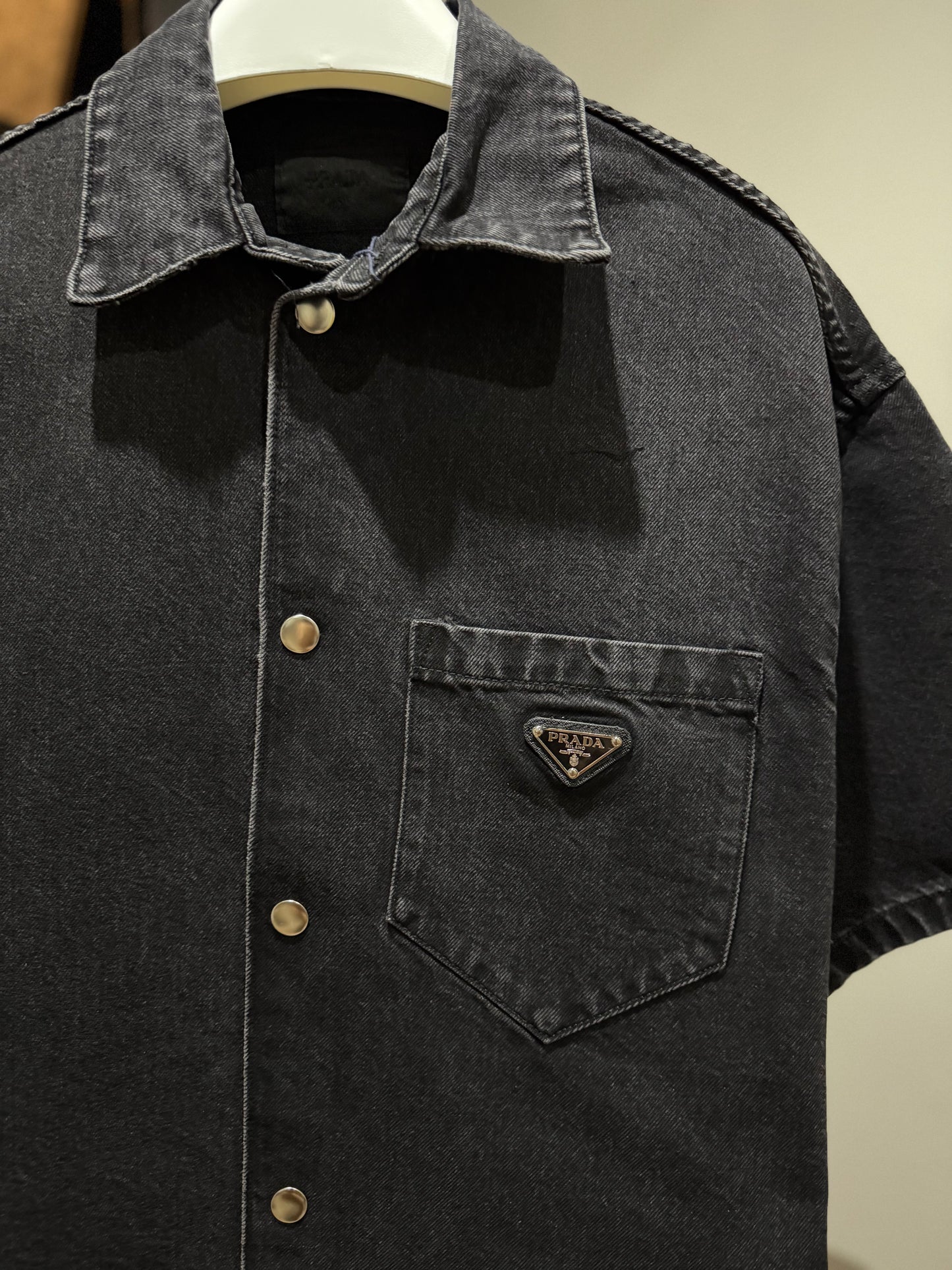 Prada Denim Shirt (Black)