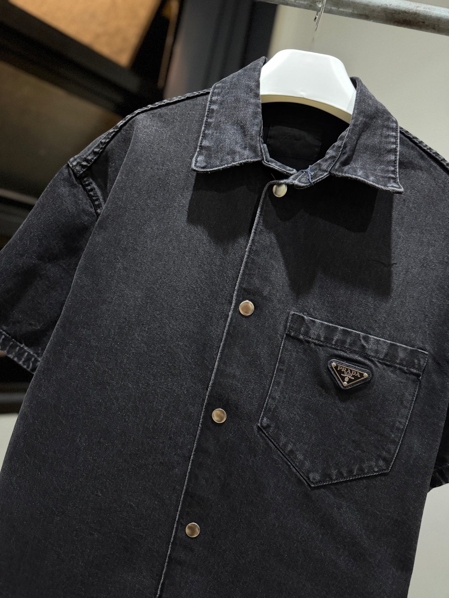 Prada Denim Shirt (Black)