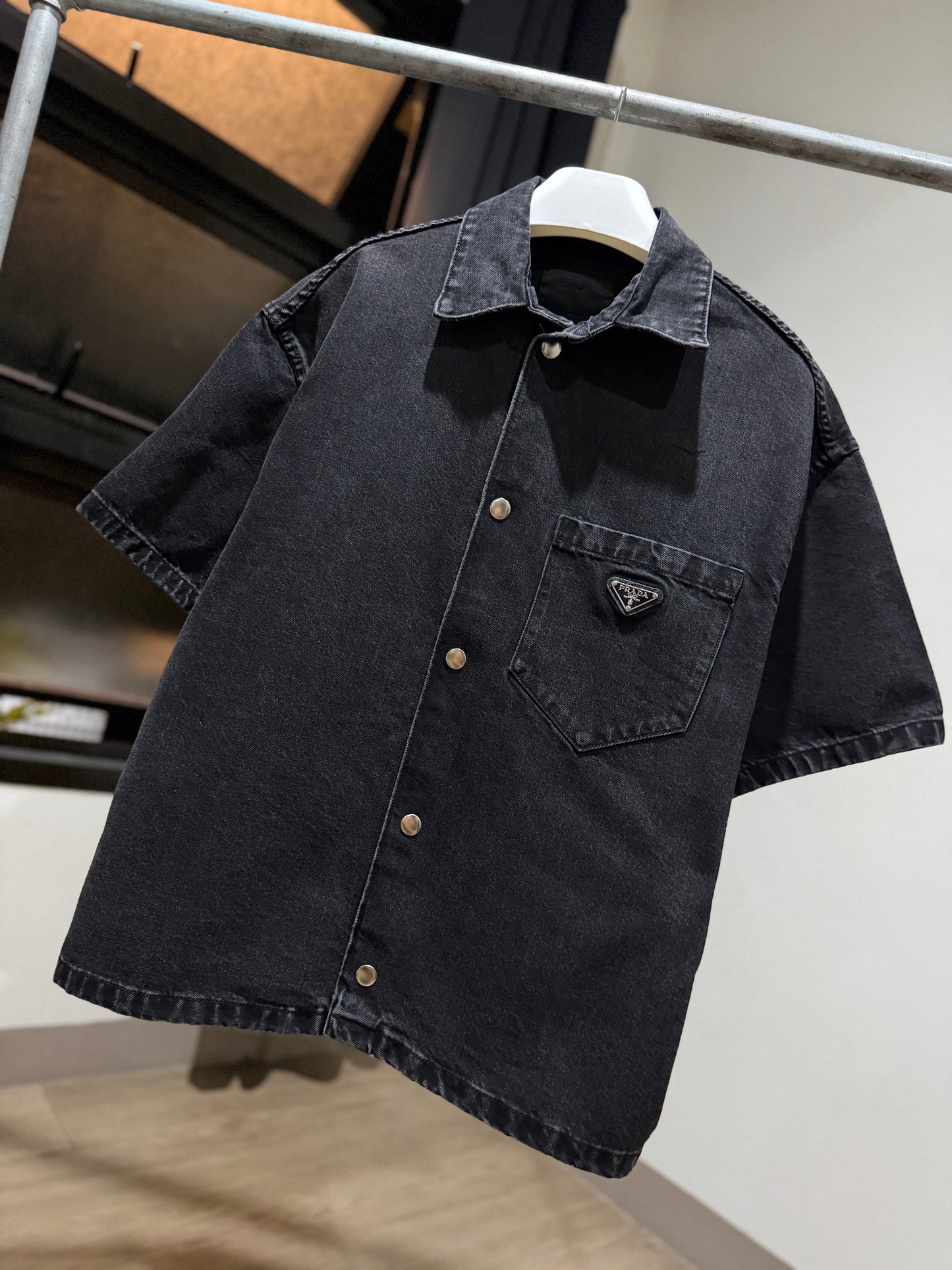 Prada Denim Shirt (Black)