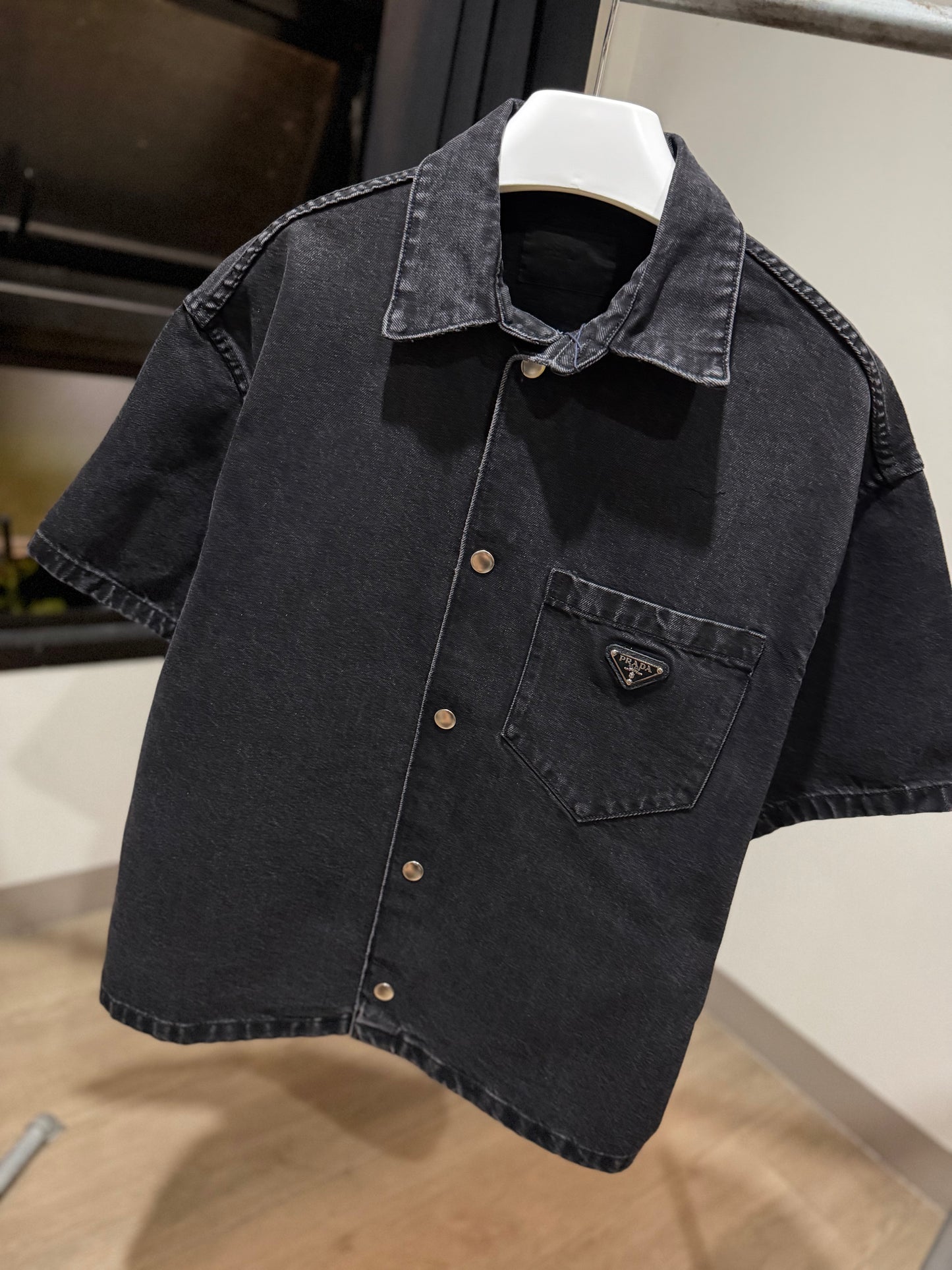 Prada Denim Shirt (Black)