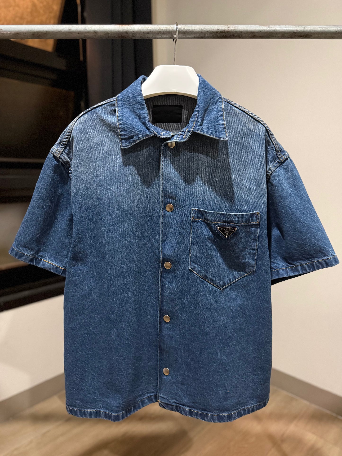 Prada Denim Shirt (Black)