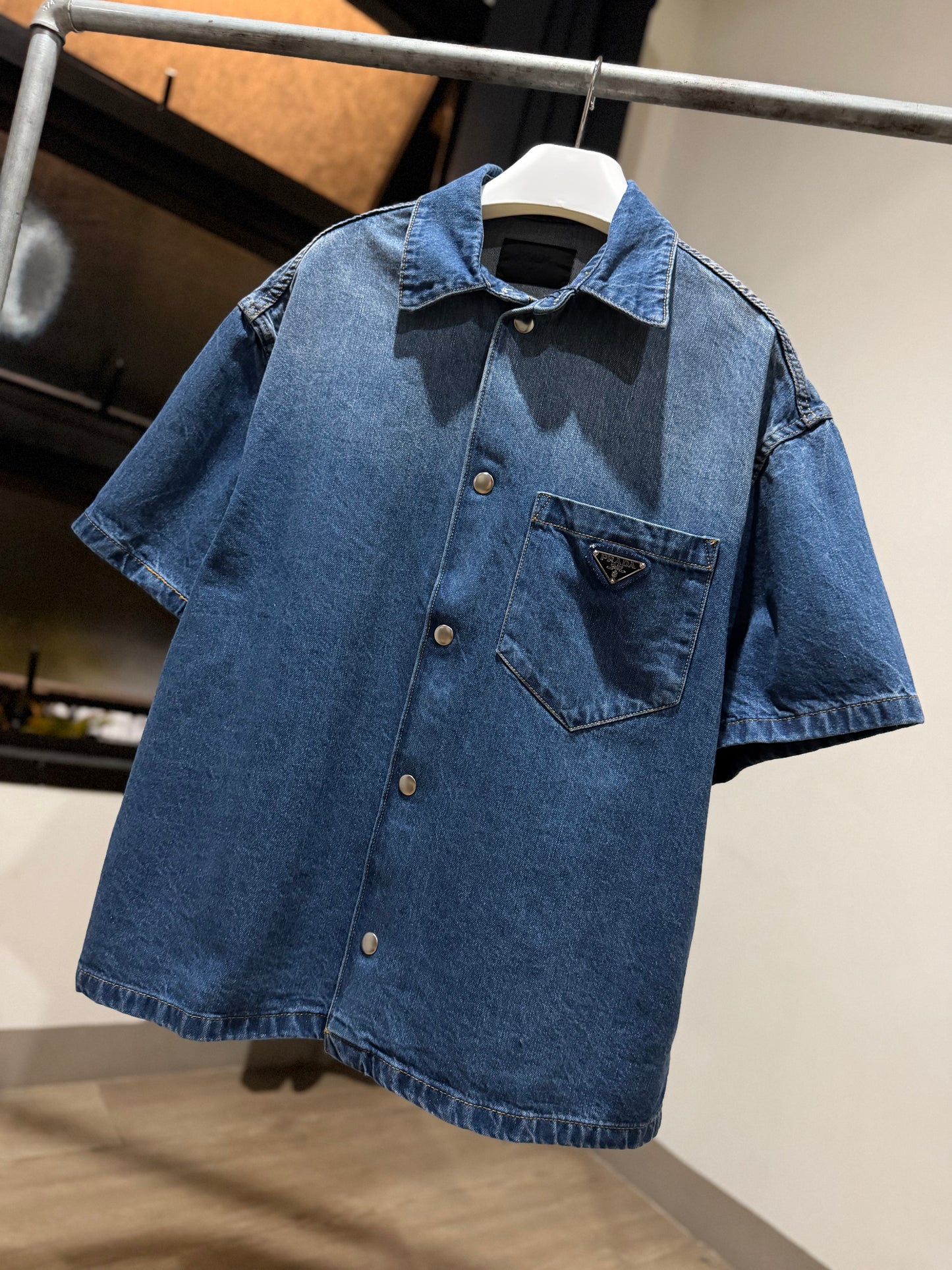 Prada Denim Shirt (Black)