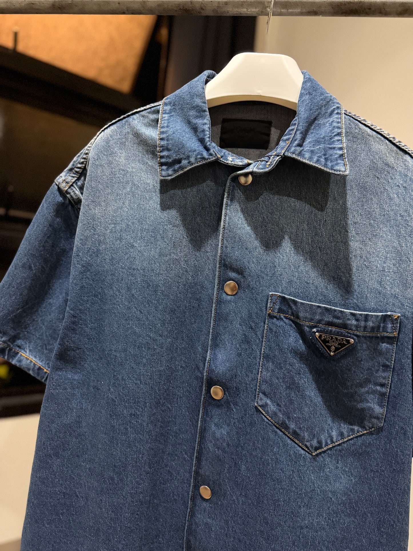 Prada Denim Shirt (Black)