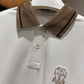 Brunello Cucinelli Pique Polo Shirt (White)