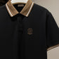 Brunello Cucinelli Pique Polo Shirt (Black)