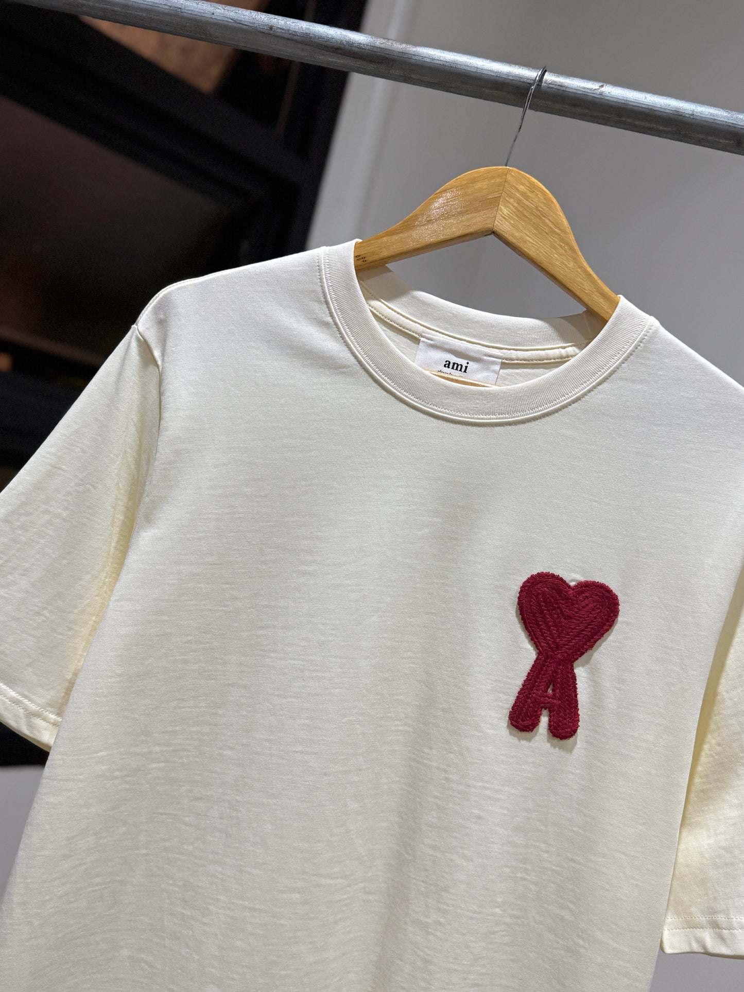 AMI de Coeur Patch T-Shirt (Cream/Neutral)