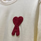AMI de Coeur Patch T-Shirt (Cream/Neutral)