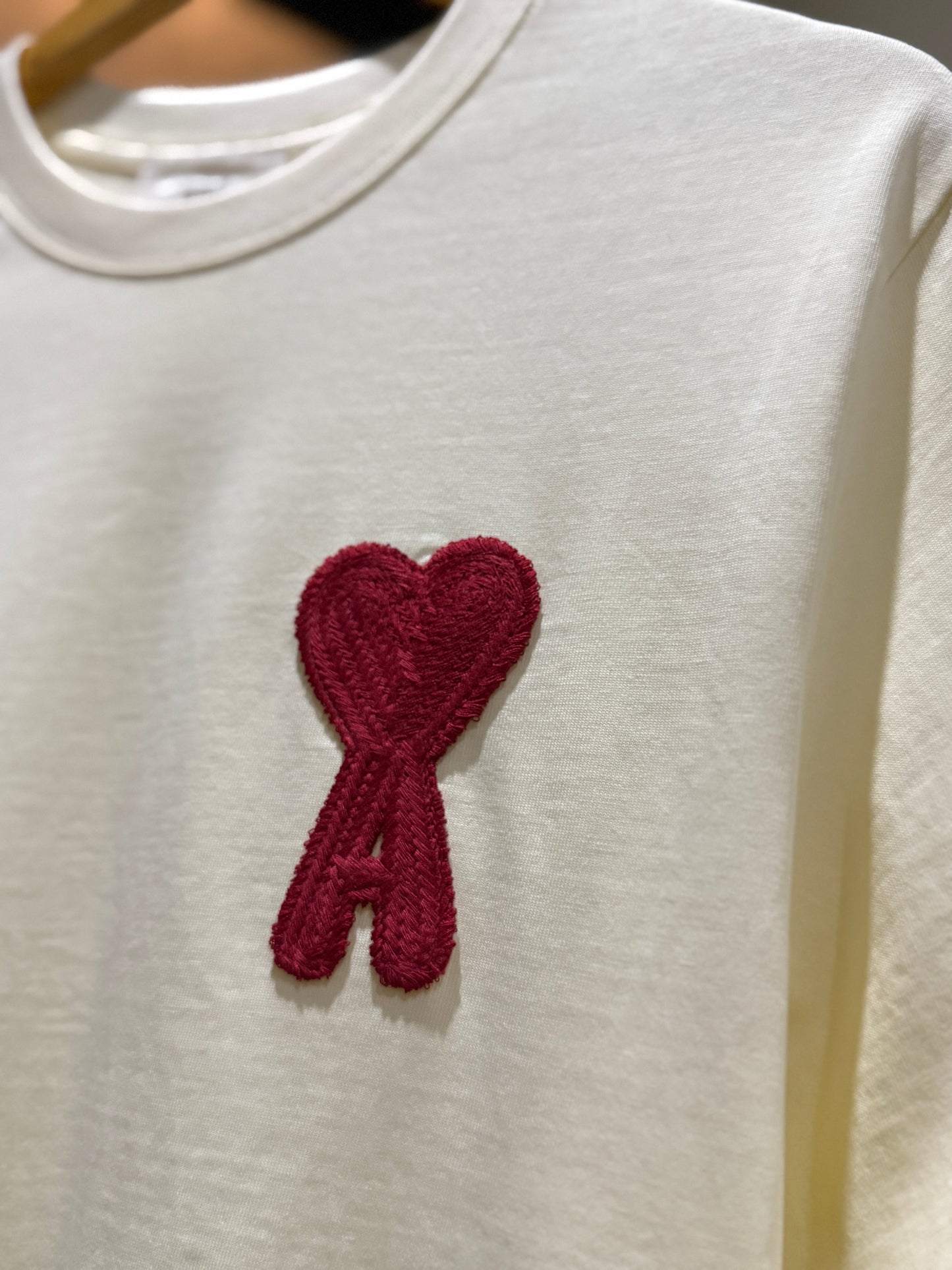 AMI de Coeur Patch T-Shirt (Cream/Neutral)