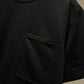 Moncler Leather Trim T-Shirt (Black)