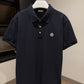 Moncler Logo Patch Polo Shirt (Black)