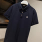 Moncler Logo Patch Polo Shirt (Black)