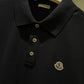 Moncler Logo Patch Polo Shirt (Black)