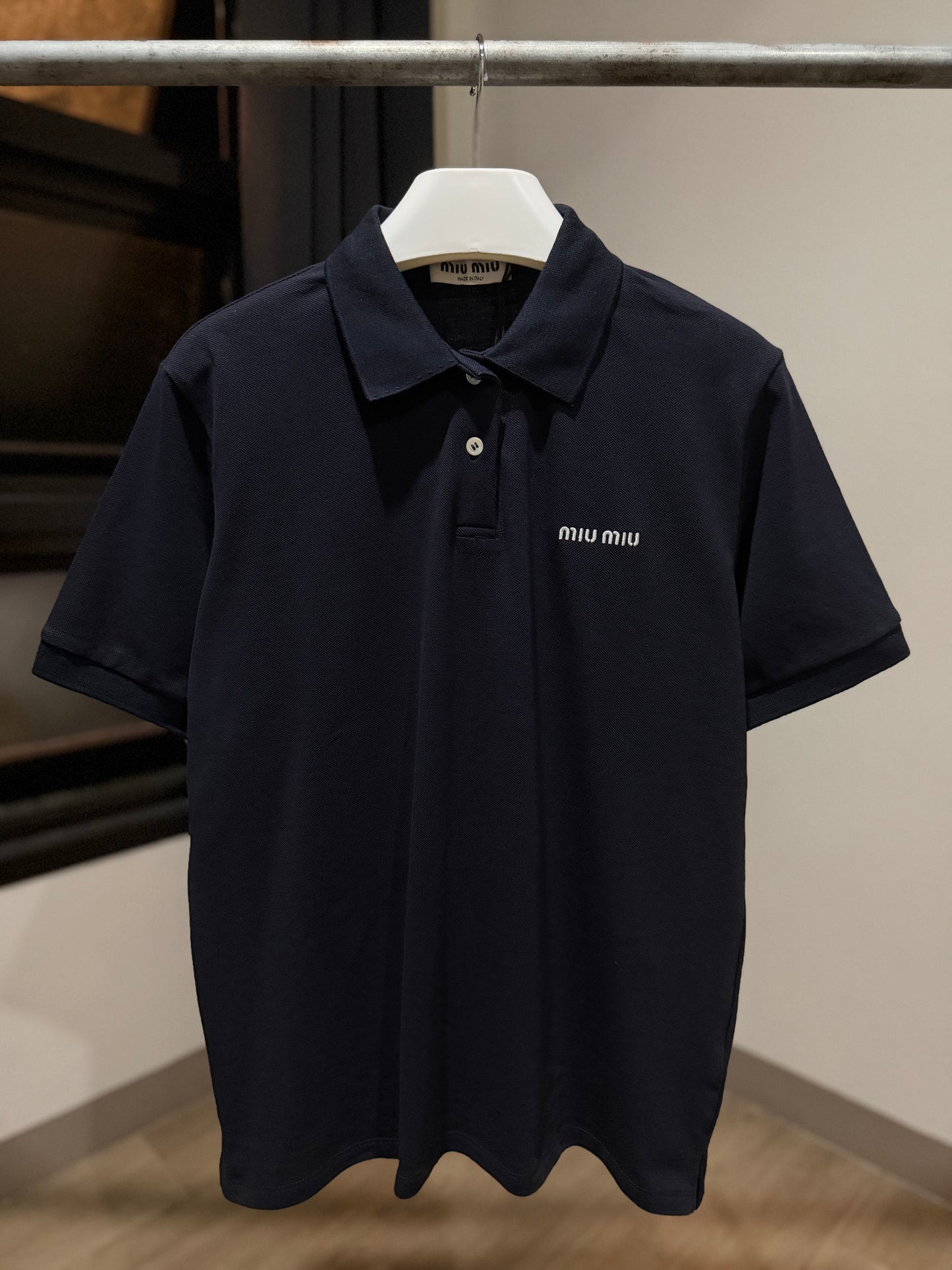 MiuMiu Polo Shirt (Navy)