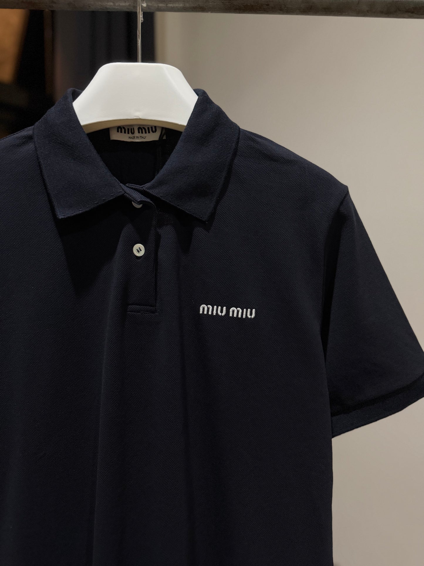 MiuMiu Polo Shirt (Navy)