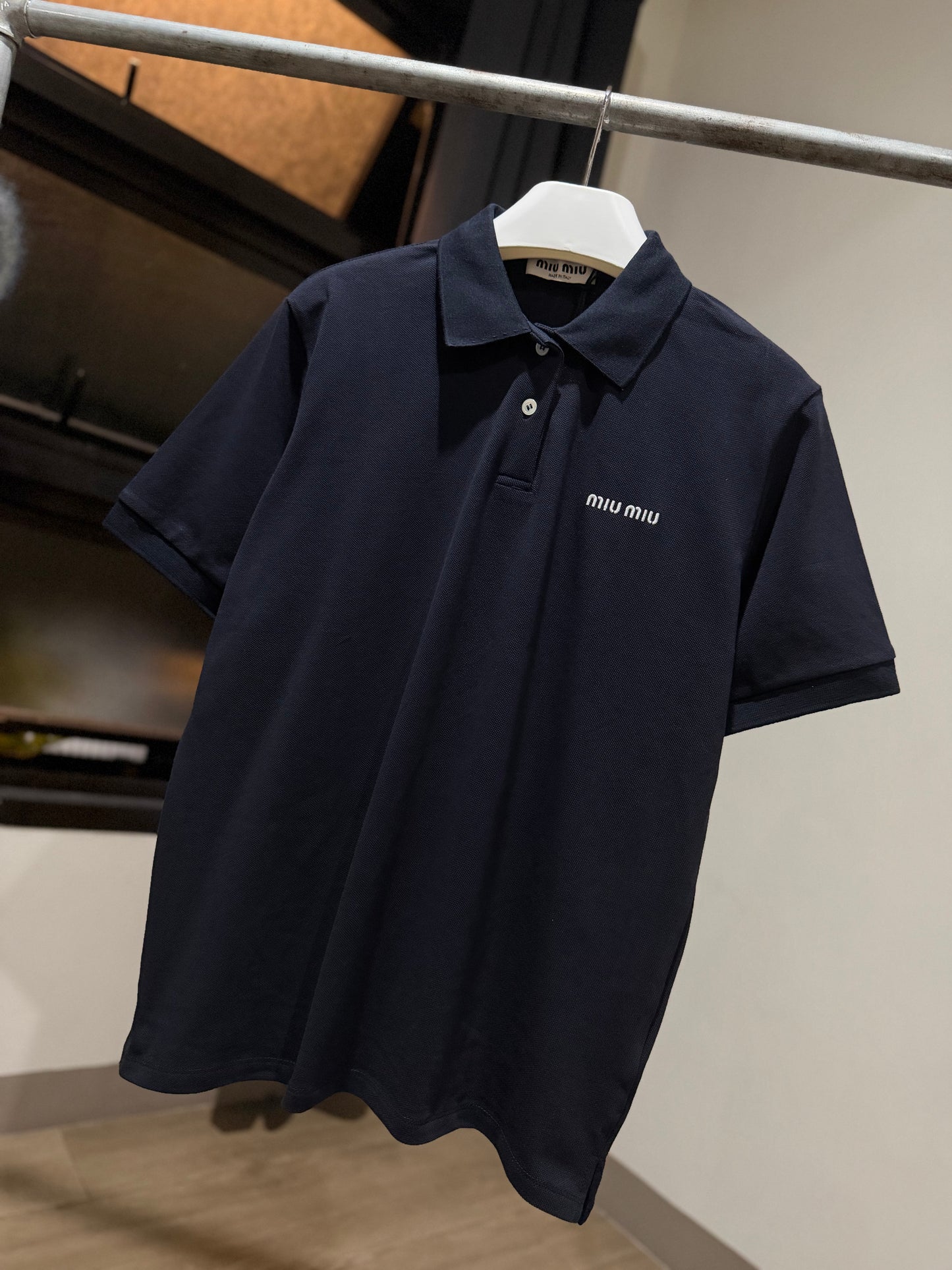 MiuMiu Polo Shirt (Navy)
