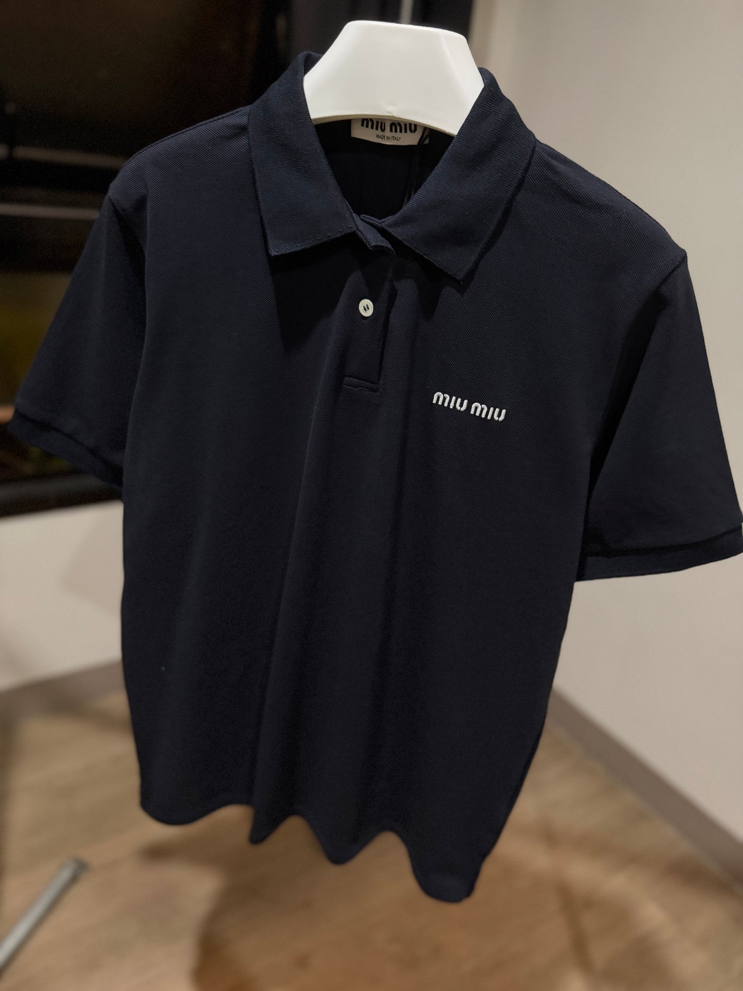 MiuMiu Polo Shirt (Navy)