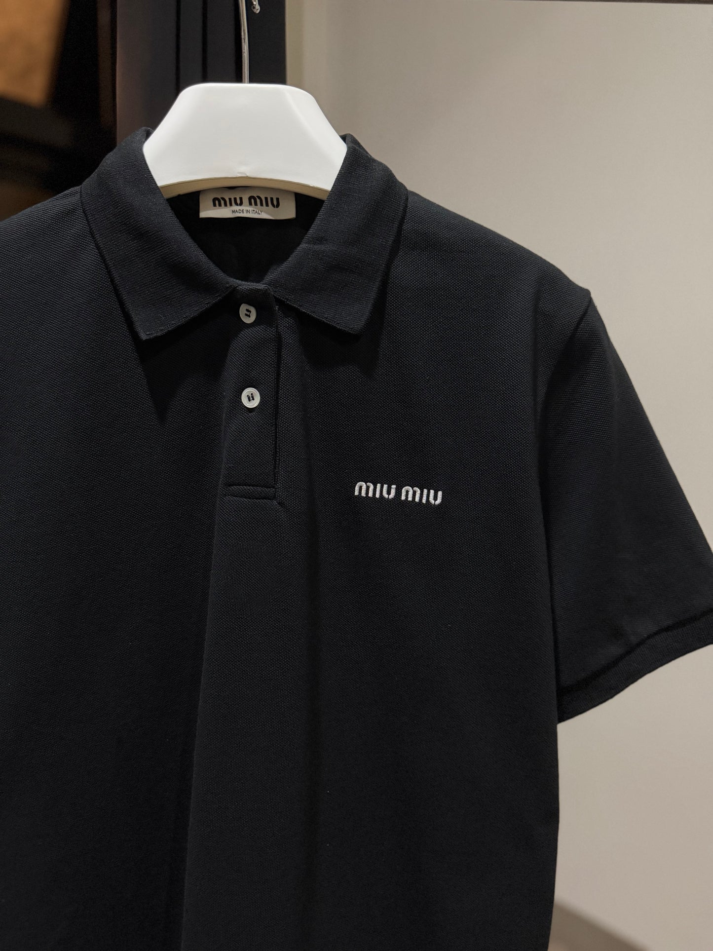 MiuMiu Polo Shirt (Black)
