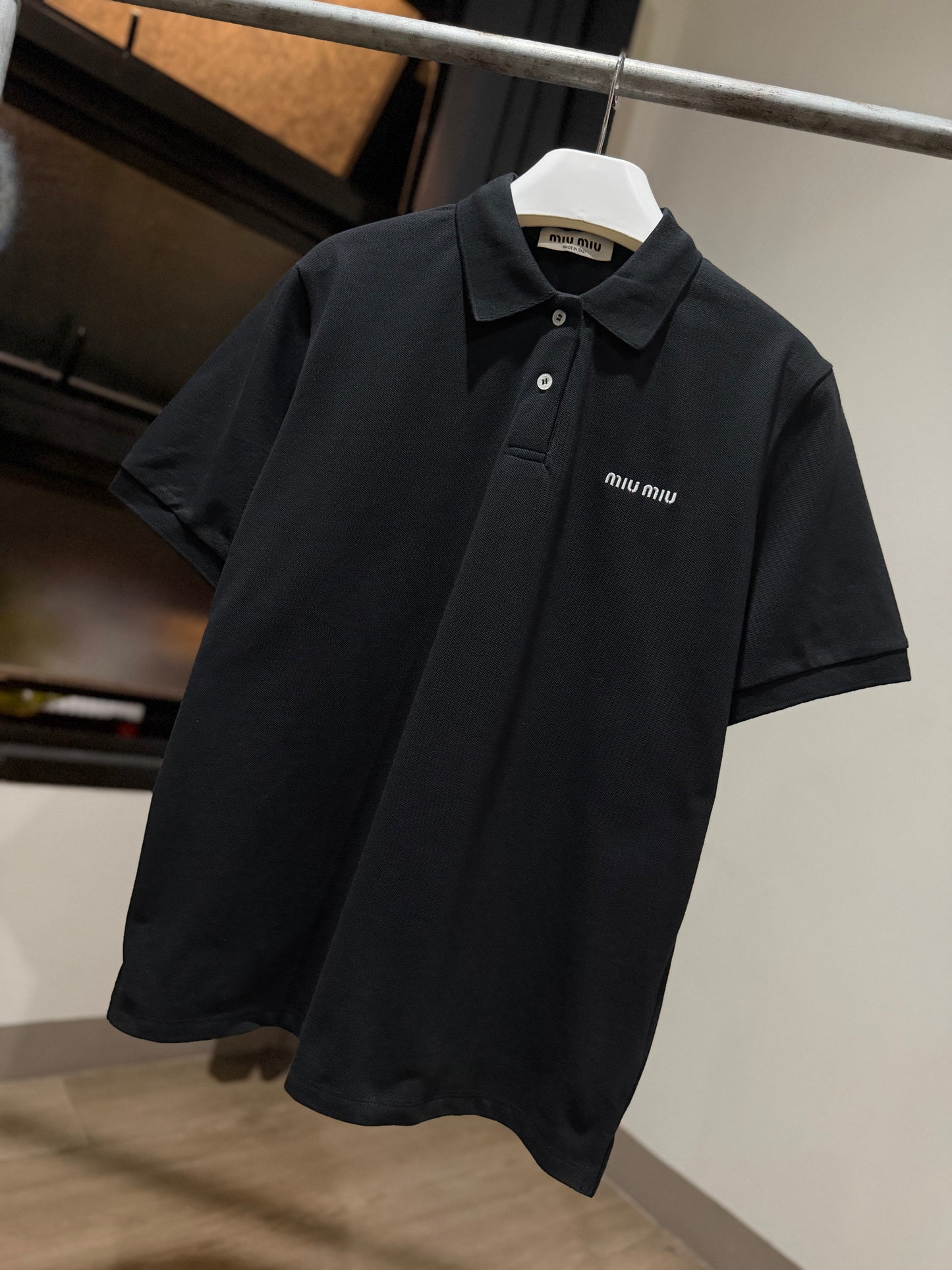 MiuMiu Polo Shirt (Black)