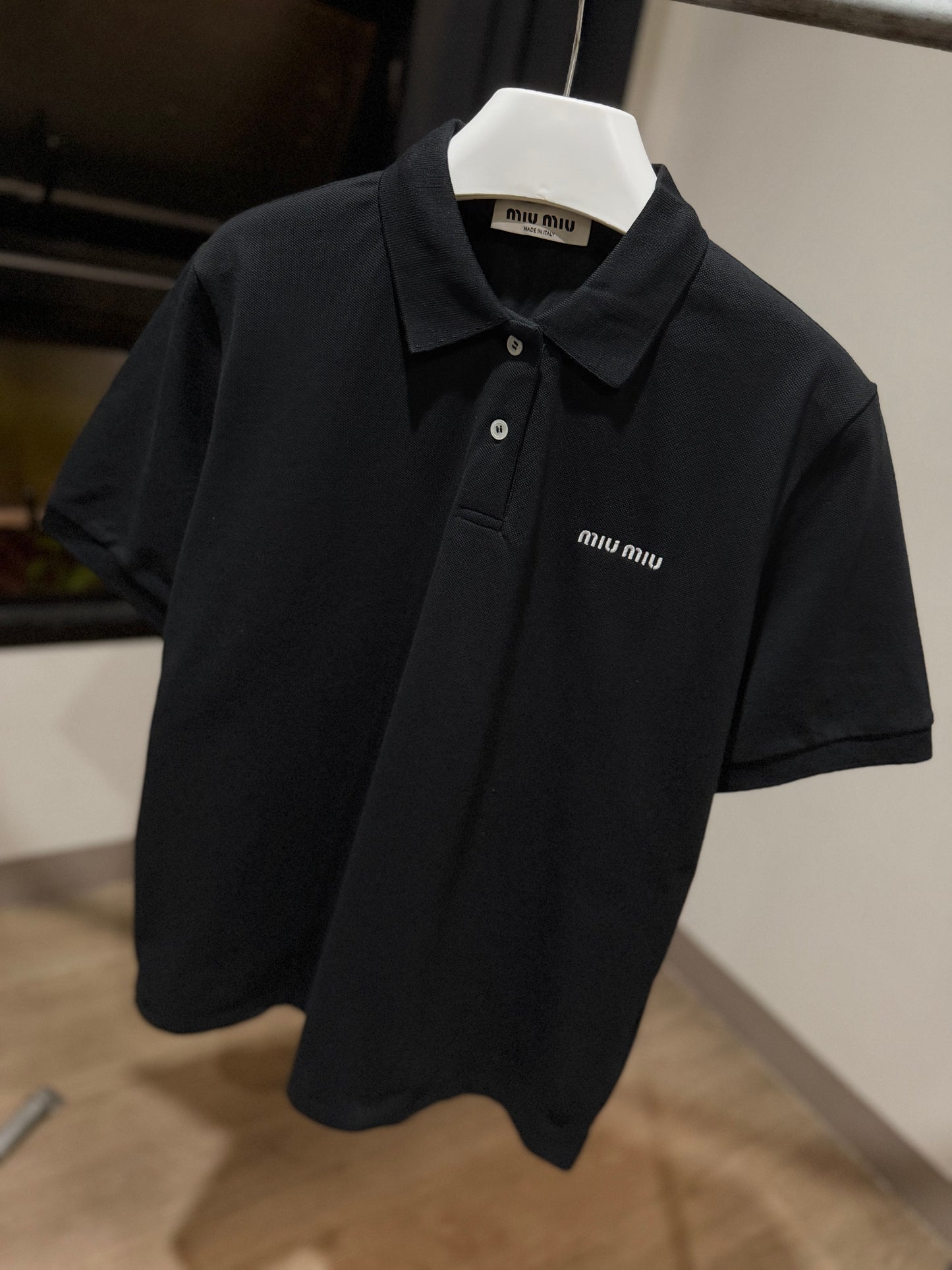 MiuMiu Polo Shirt (Black)