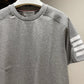 Thom Browne 4-Bar Crewneck (Gray)