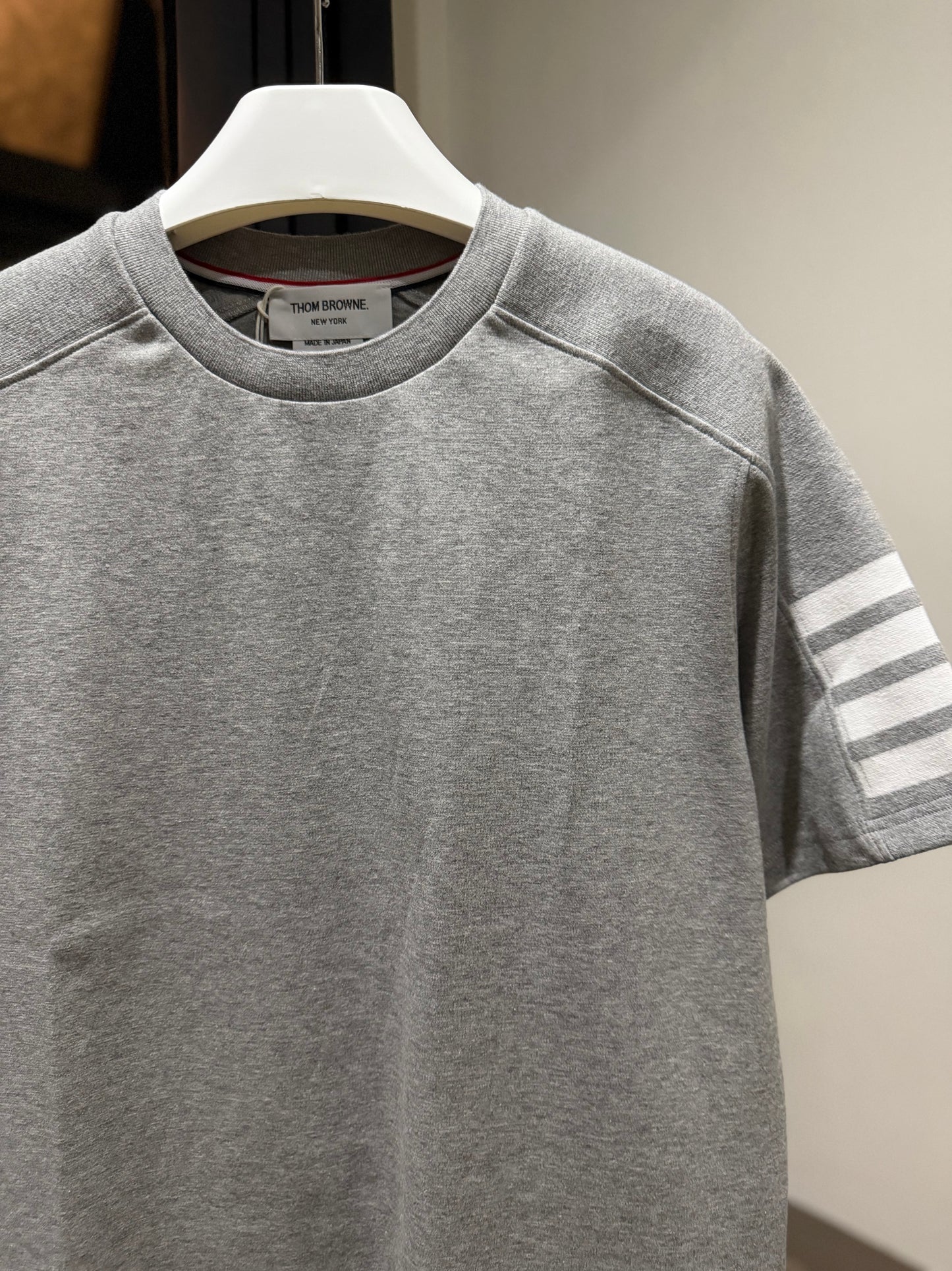 Thom Browne 4-Bar Crewneck (Gray)