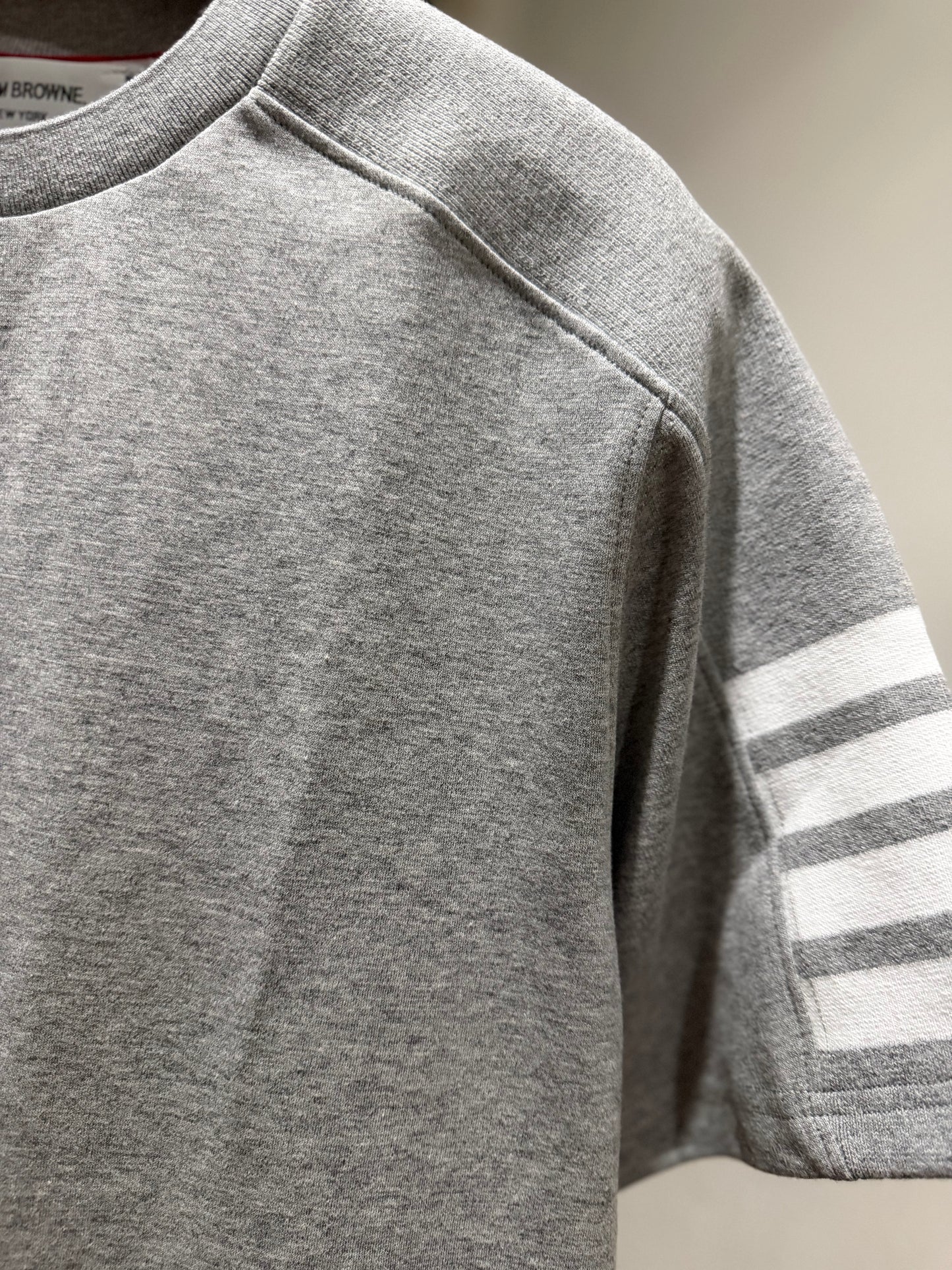 Thom Browne 4-Bar Crewneck (Gray)