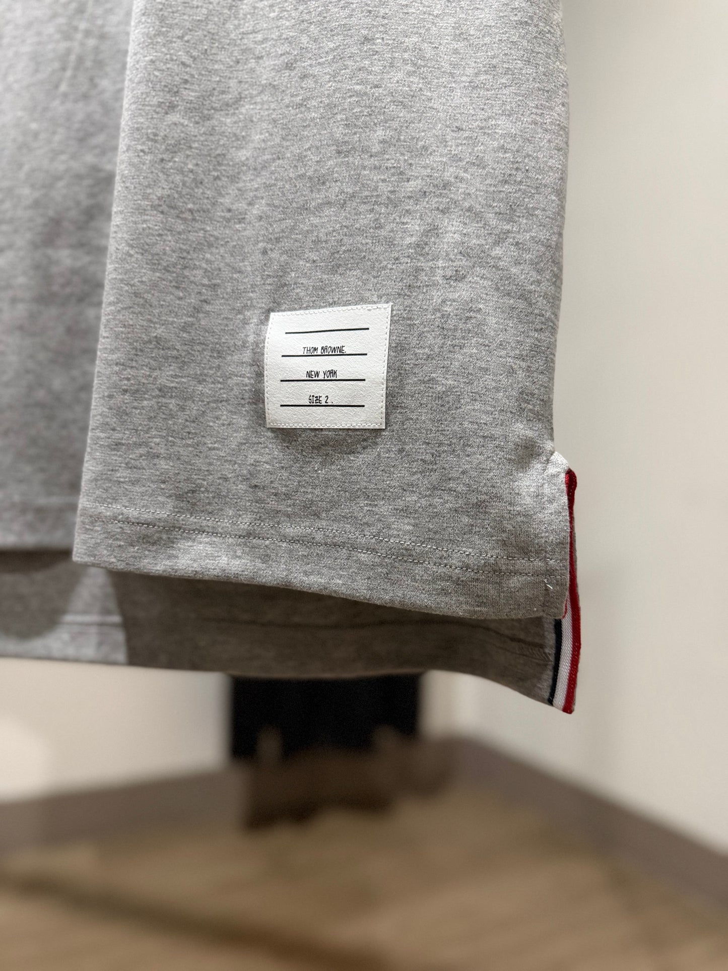 Thom Browne 4-Bar Crewneck (Gray)