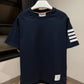 Thom Browne 4-Bar Crewneck (Navy)