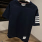 Thom Browne 4-Bar Crewneck (Navy)