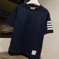 Thom Browne 4-Bar Crewneck (Navy)