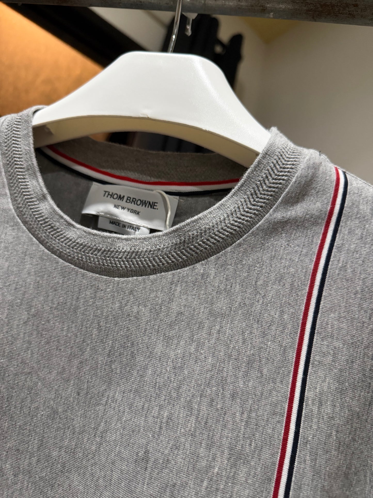 Thom Browne RWB T-Shirt (Gray)