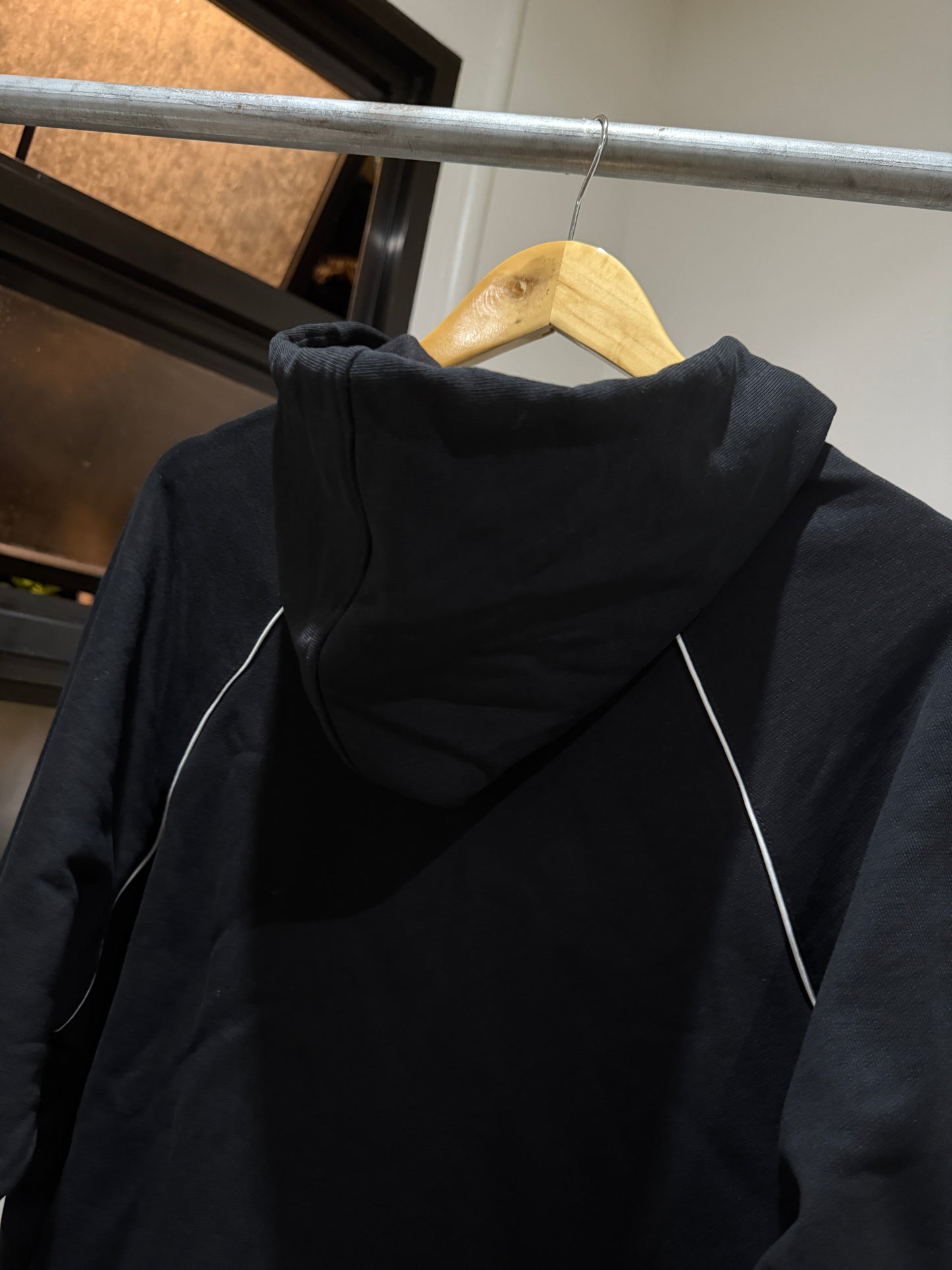 Gucci Cotton Jersey Web Hoodie