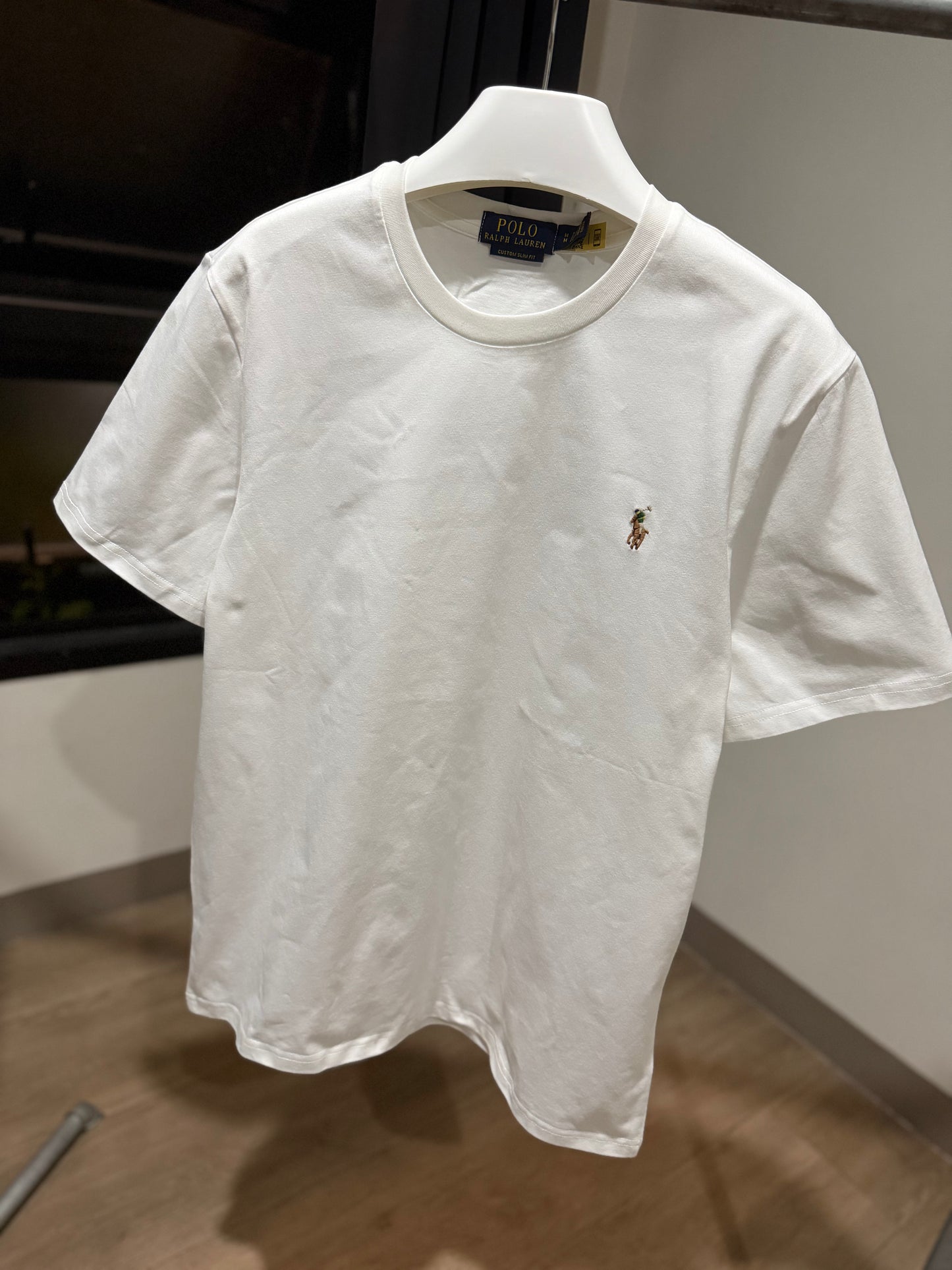 Ralph Lauren Cotton T-Shirt (White/Multi Color)