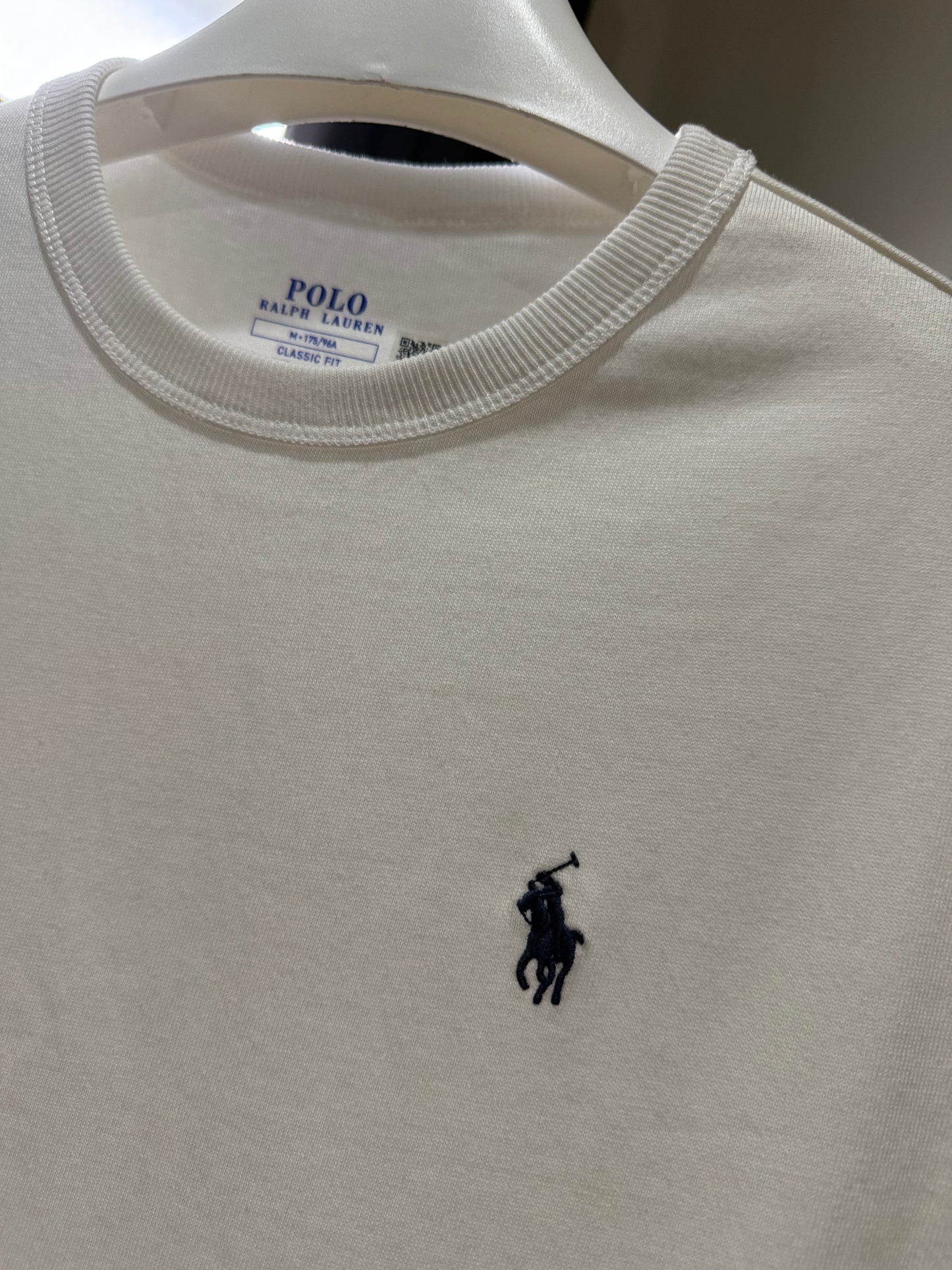 Ralph Lauren Crewneck (White/Blue)