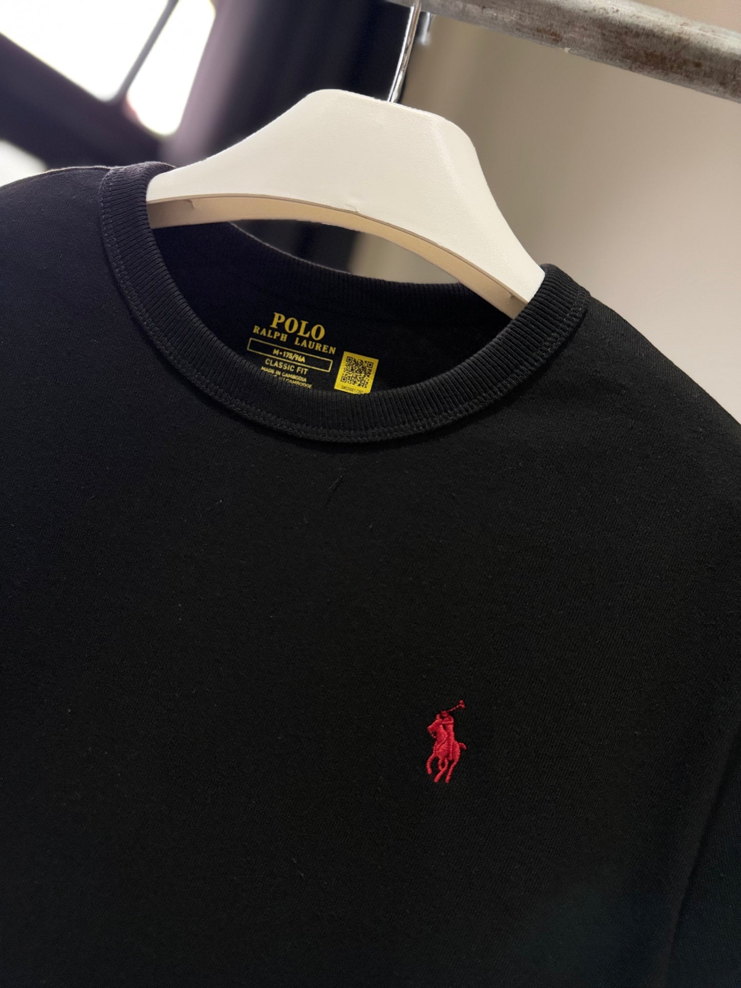 Ralph Lauren Crewneck (Black/Red)