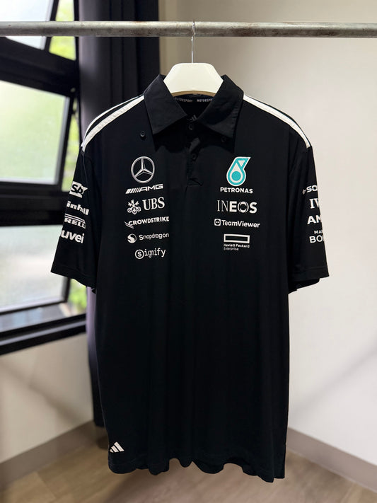 Adidas | Mercedes AMG Team Polo Shirt (Black)