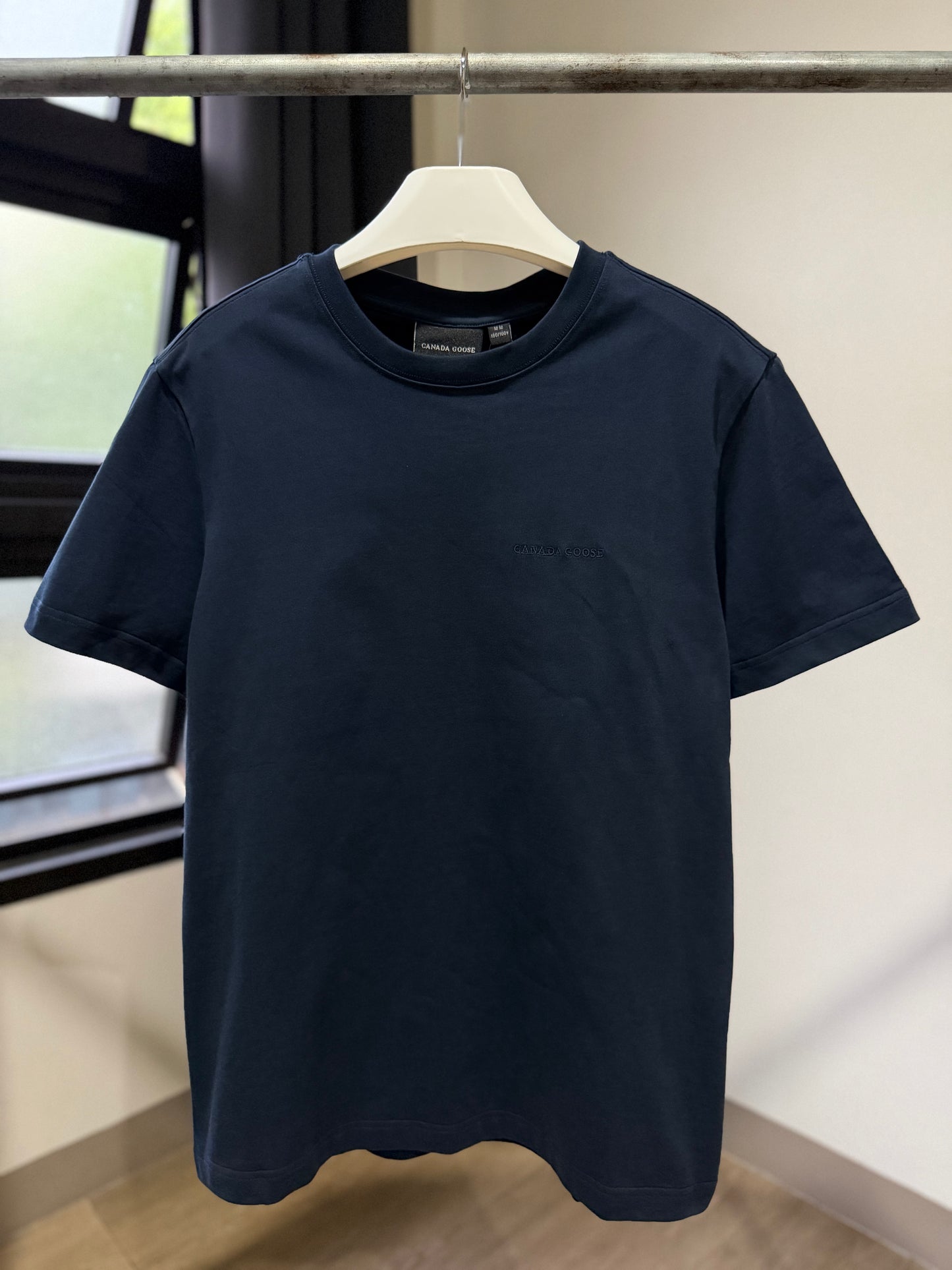 Canada Goose Embroidered Logo T-Shirt (Navy)