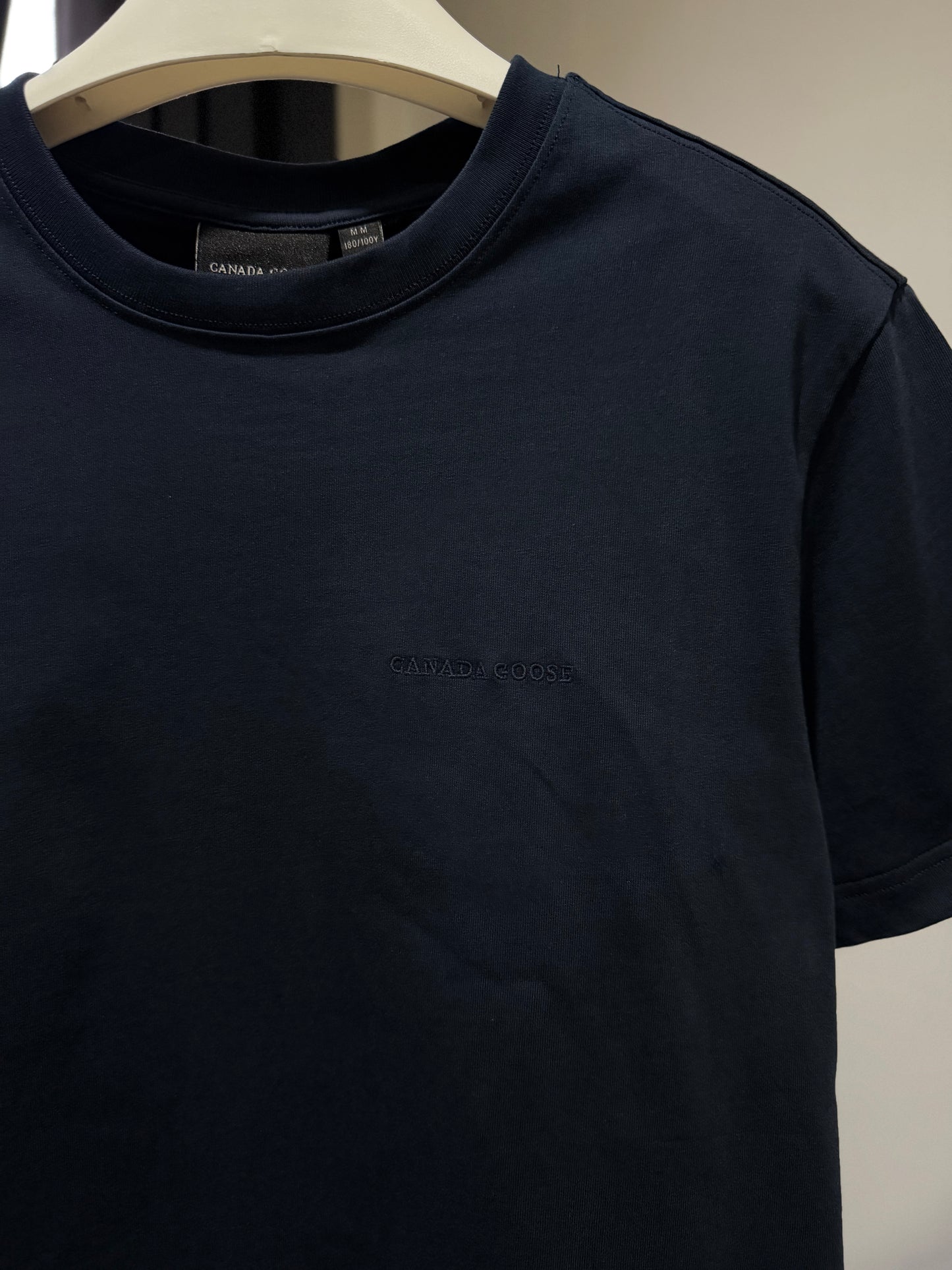 Canada Goose Embroidered Logo T-Shirt (Navy)