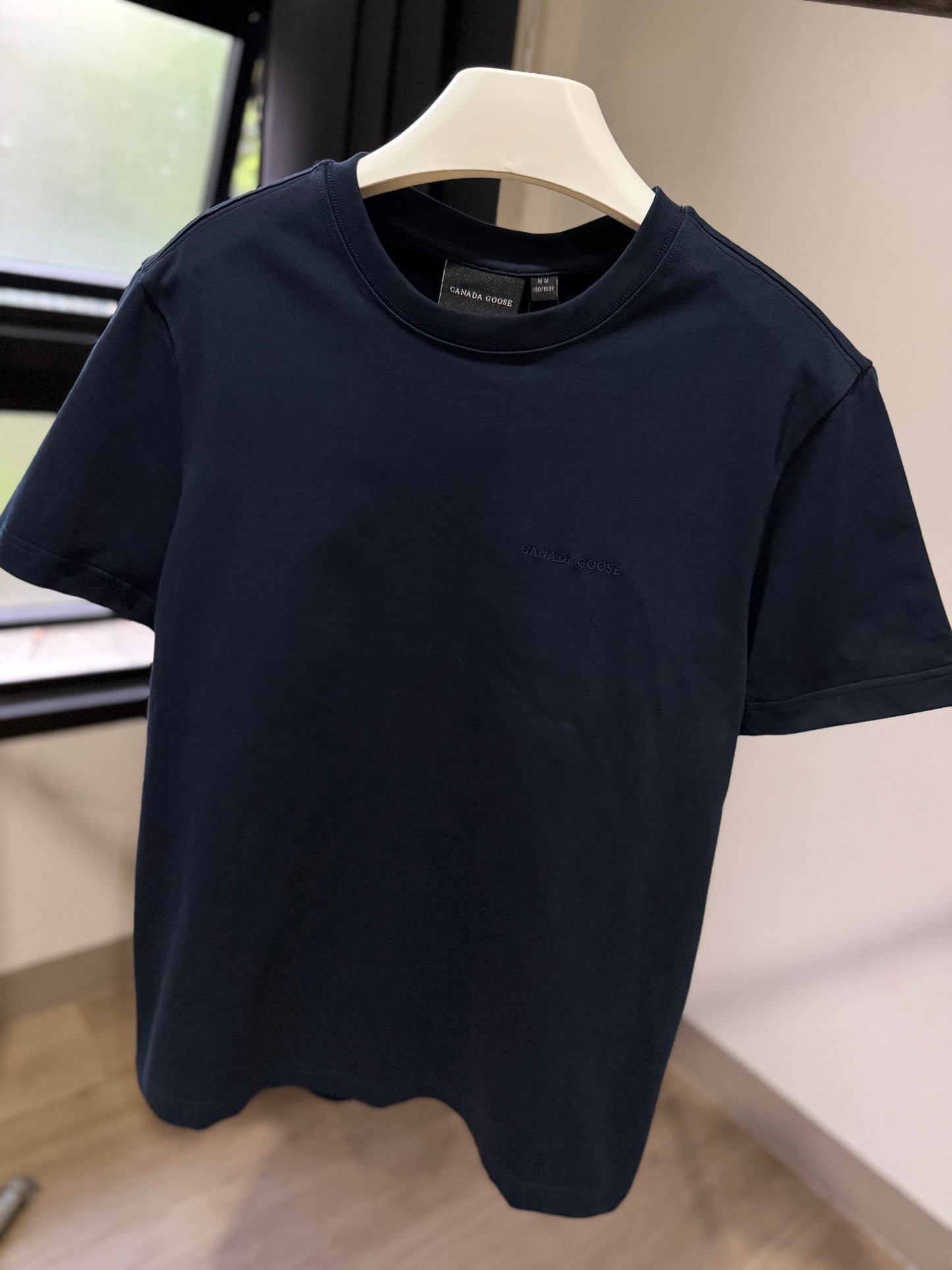 Canada Goose Embroidered Logo T-Shirt (Navy)