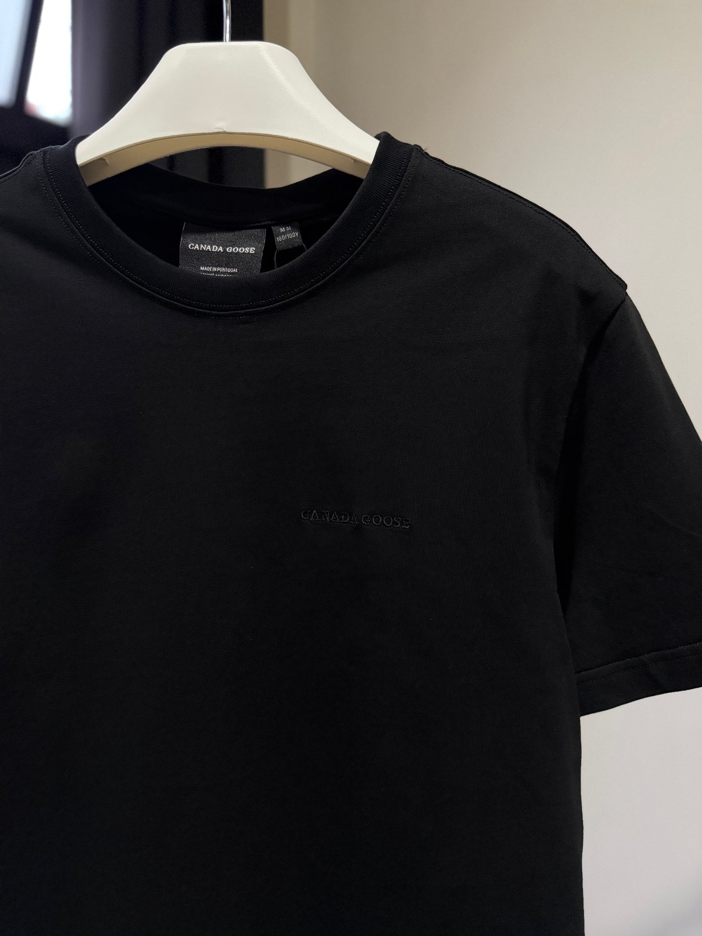 Canada Goose Embroidered Logo T-Shirt (Black)